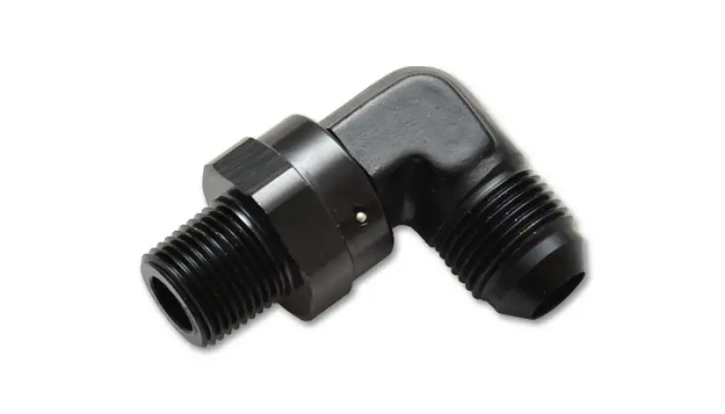 Vibrant -12An To 3/4In Npt Male Swivel 90 Degree Adapter Fitting 1