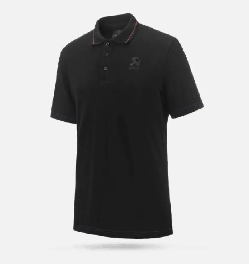 Akrapovic Corpo Polo Black Mens - Xl 1