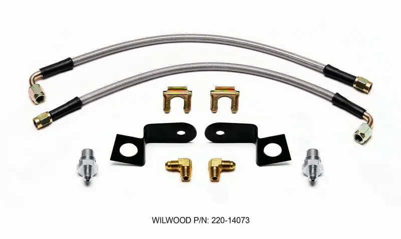 Wilwood Flexline Kit 14In. M10-1.00 90 Deg 1