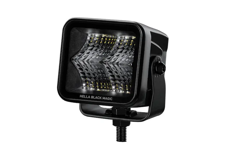 Hella Universal Black Magic 2.7In L.E.D. Cube Kit - Flood Beam 1