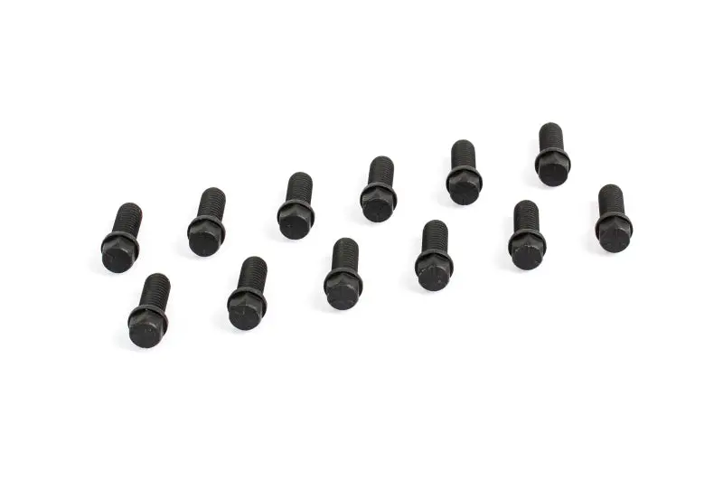 Cometic Header Bolts 3/8 - 16 X 1In Grade 5 Black Oxide Finish With Compact Hex Head 1