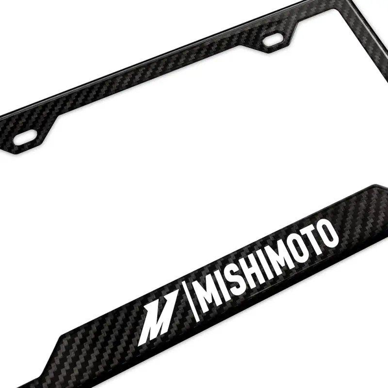 Mishimoto Carbon Fiber License Plate Frame - Gloss 2