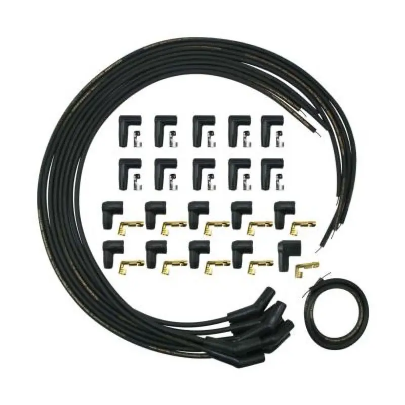Moroso Universal Mag Tune 135 Degree Wire Set - Black 1