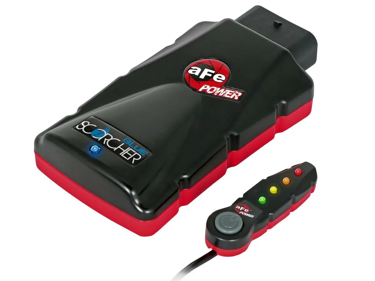 Afe Power Scorcher Blue Bluetooth Power Module (2015-2021 Mustang 2.3L) 77-83021 1