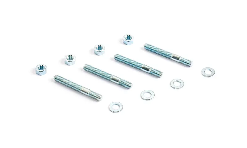Cometic Carburetor Studs 2 1/2In Zinc Plated - Set Of 4 With Washers And Nuts 1