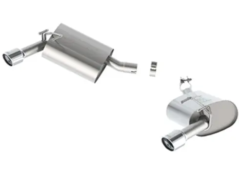 Borla 2.25" S-Type Axle Back Exhaust Single Rolled Tips (14-15 Camaro V6) 11845 1