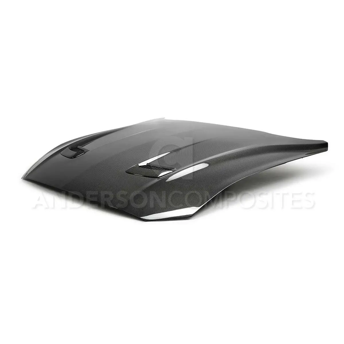 Anderson Composites Type-Oe Double Sided Carbon Fiber Hood (2018-2021 Mustang Gt/Eco) 2