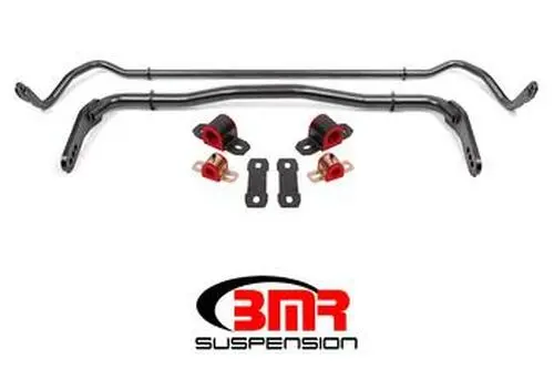 Bmr Sway Bar Kit W/Bushings Front & Rear Black (2008+ Challenger/2006+ Charger) Sb113h 1