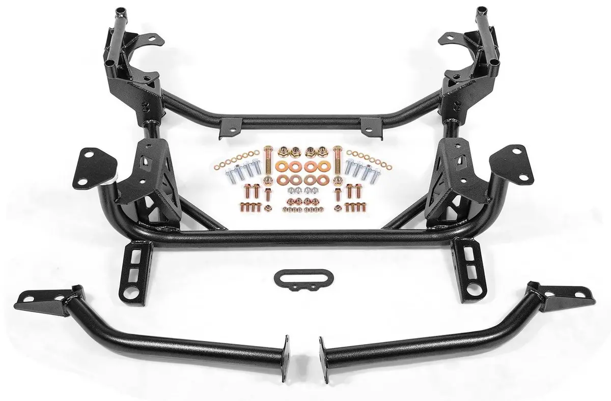 Bmr Street K-Member Hammertone Black (15-21 Mustang Gt/Gt500/V6 W/Standard Or Magneride Suspension) 1