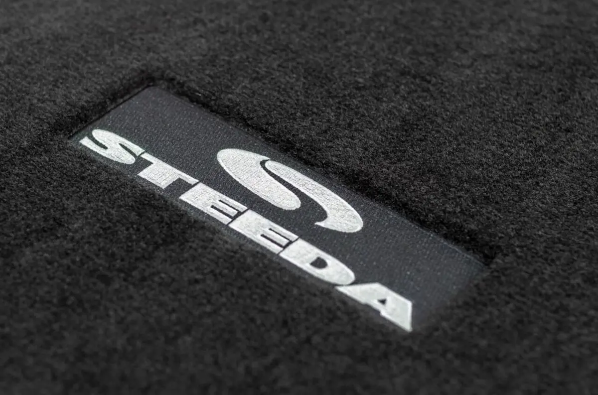 Steeda S550 Mustang Front & Rear Floor Mats (2015-2021 Mustang) 2