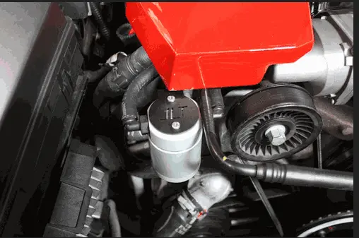 J&L Oil Separator 3.0 Passenger Side Black (2010-2015 Camaro Ls3 6.2L) 3080P-B 1