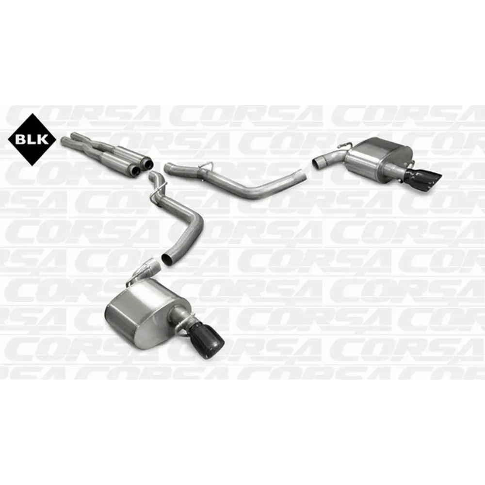 Corsa Xtreme Catback Exhaust Black (05-10 Charger Srt8) 14440Blk 1