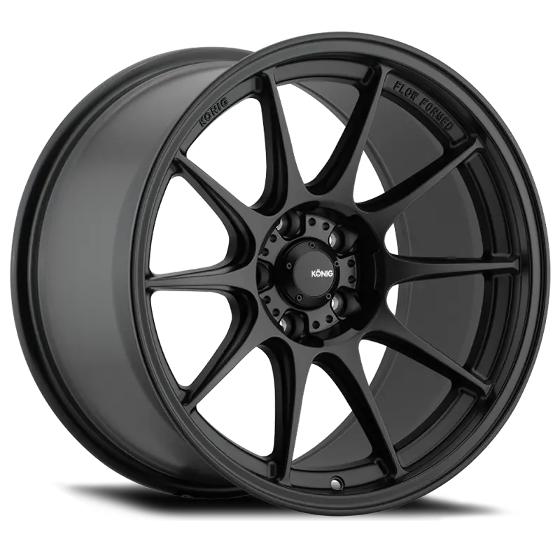 Konig Dekagram 19X8.5 5X114.3 Et43 Semi-Matte Black 1