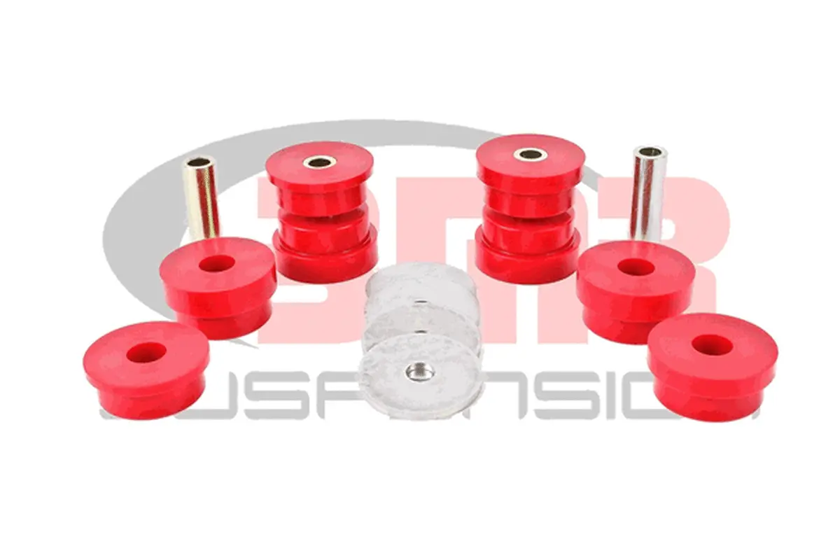 Bmr Cradle Bushing Kit Rear Red Poly (2015-2021 Mustang) 1