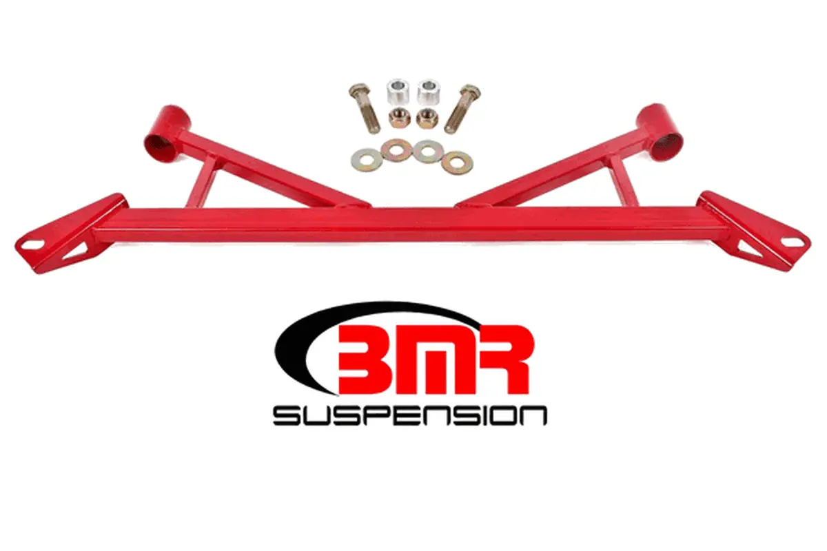 Bmr Chassis Brace Front Subframe Red (2015-2021 Mustang) 1