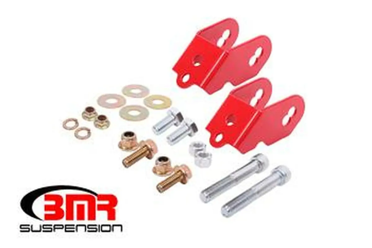 Bmr Rear Camber Adjustment Lockout Kit Red (2015-2021 Mustang) 1