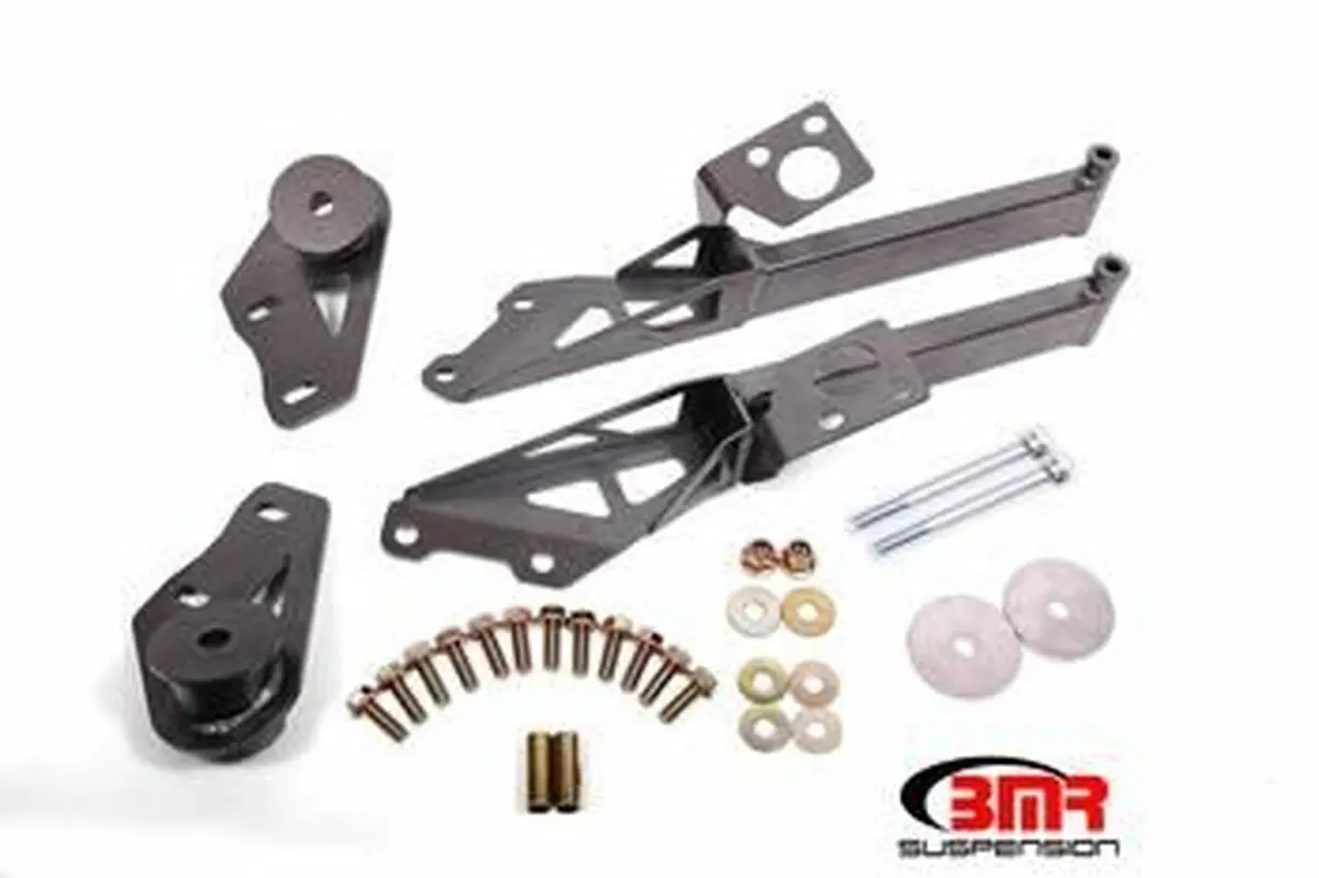 Bmr Suspension Irs Subframe Support Brace Black (2015-2021 Mustang) 1