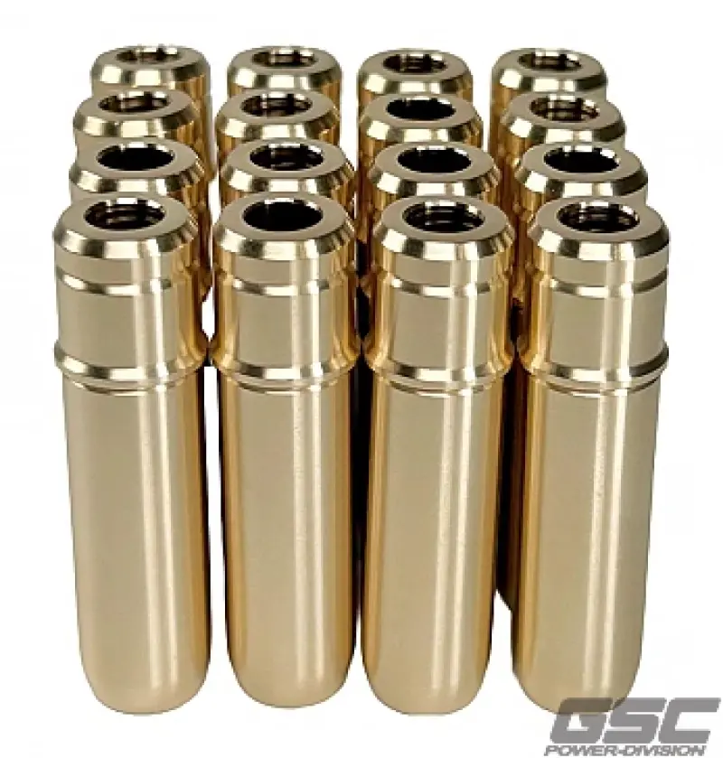 Gsc P-D Ford 5.0L Coyote Gen 1/Gen 2 (Std) Intake/Exhaust Valve Guide W/Stopper - Set Of 16 1