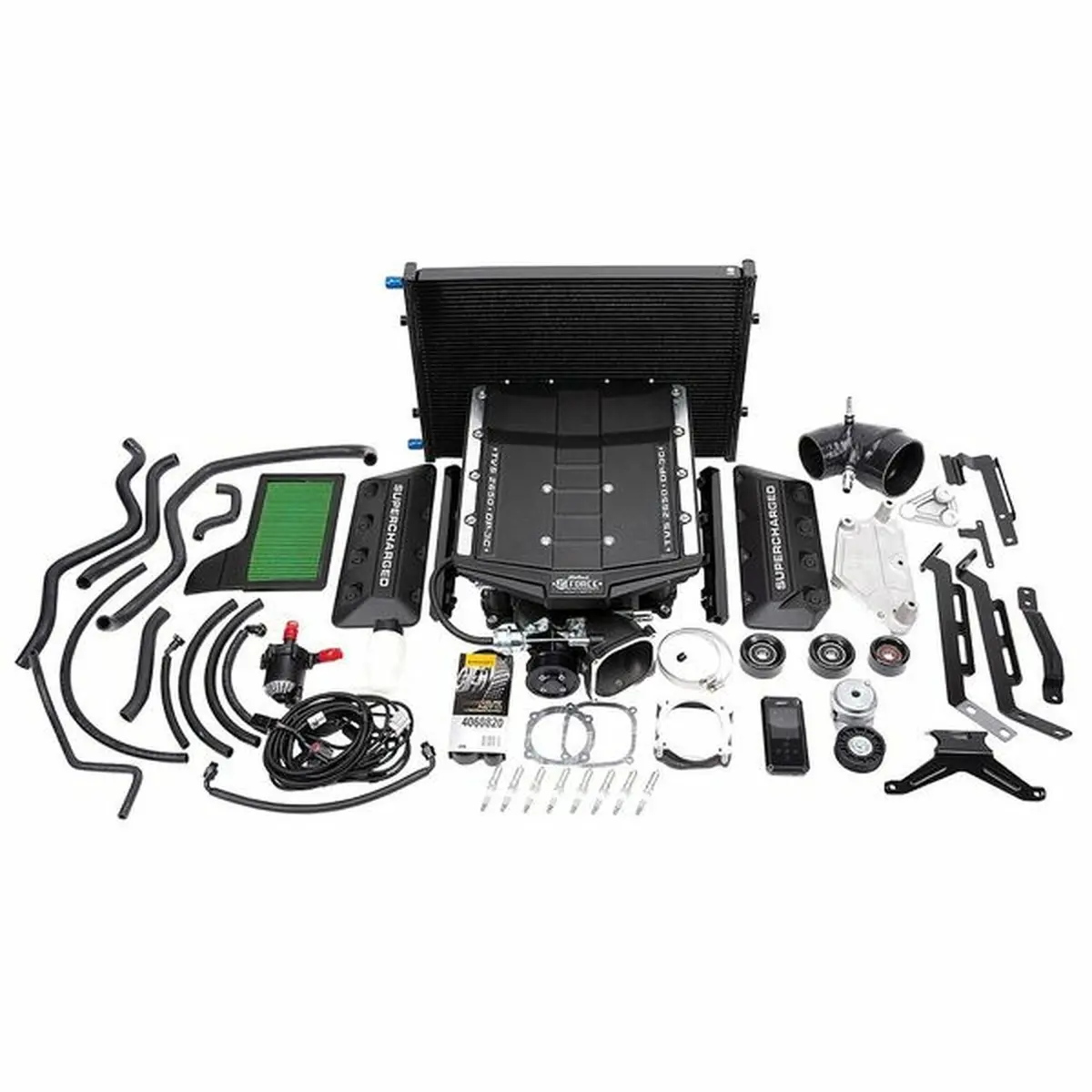 Edelbrock E-Force Supercharger R2650 Stage 1 Kit With Tune (18-20 Mustang Gt) 1