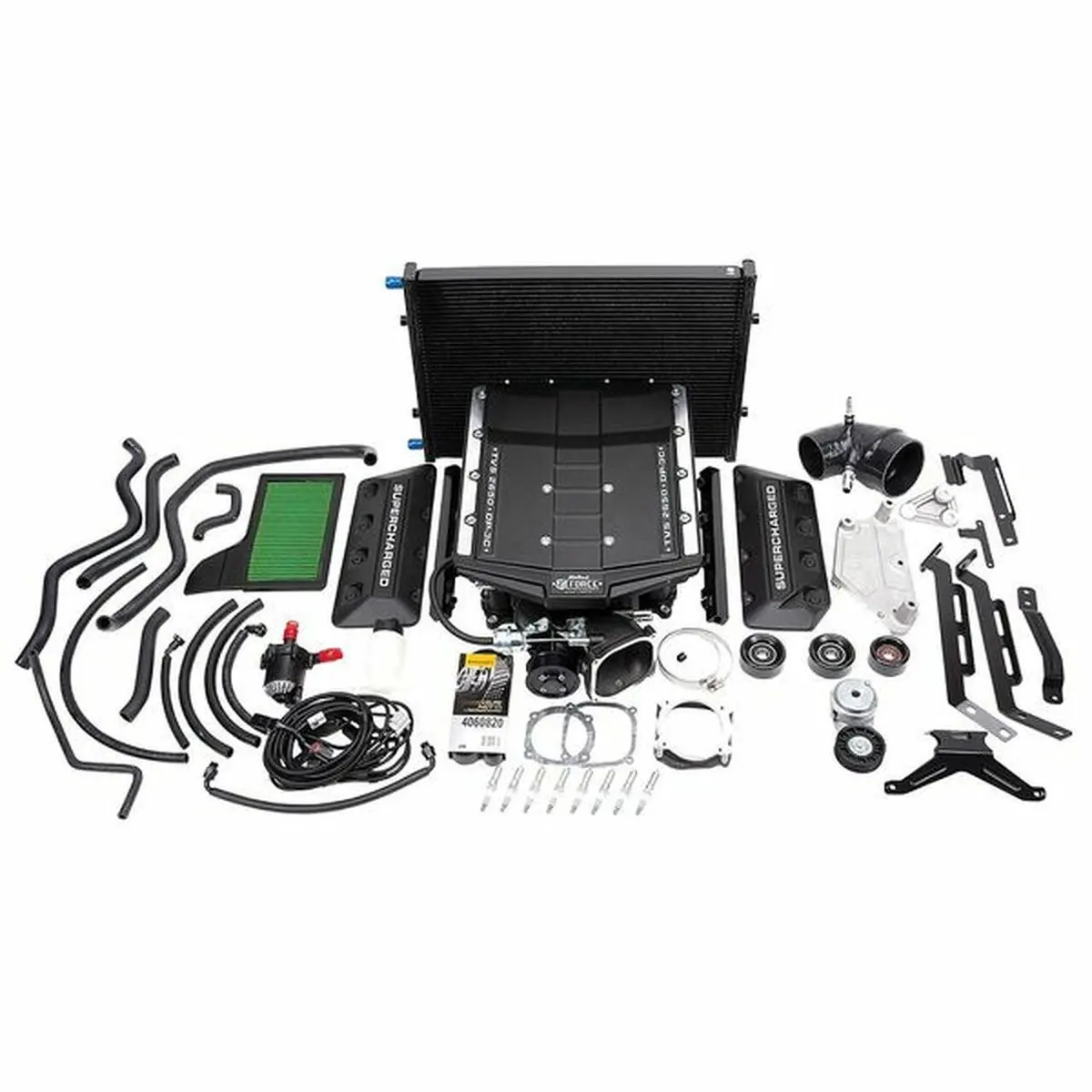 Edelbrock E-Force Supercharger R2650 Stage 1 Kit Without Tune (18-20 Mustang Gt) 1