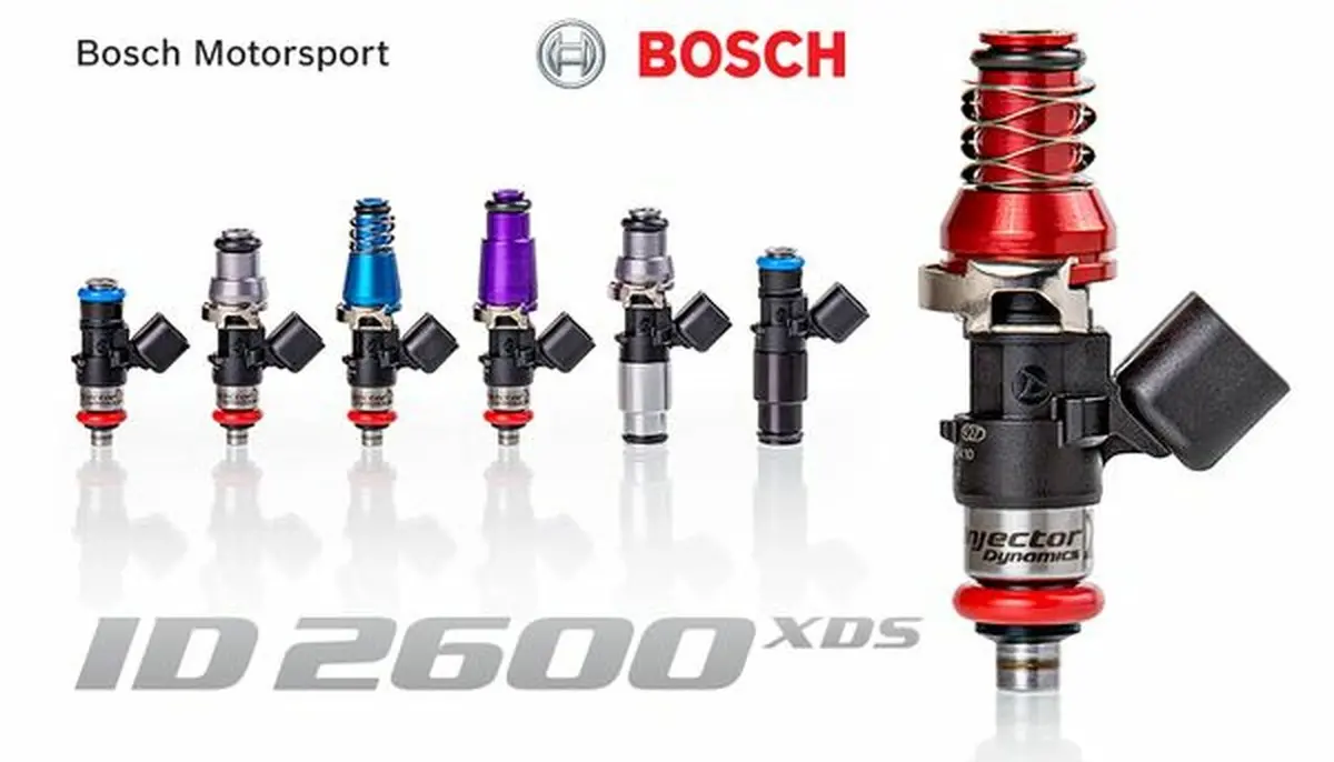 Injector Dynamics Id2600-Xds Grey & Silver Adapter Set Of 8 (2011+ Mustang Gt/Gt350) 1