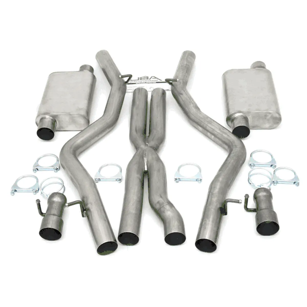 Jba Performance 3" Dual Exhaust System (08-14 Challenger Srt8 6.1/6.4L) 40-1665 1