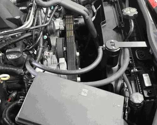 J&L Oil Separator 3.0 Passenger Side Black (2012-2015 Camaro Zl1) 3082P-B 1
