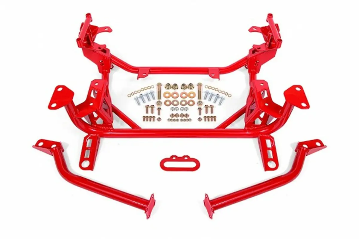 Bmr Street K-Member Red (15-21 Mustang Gt/Gt500/V6 W/Standard Or Magneride Suspension) 1
