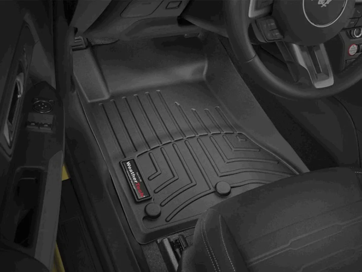 Weathertech Front & Rear Floor Liner Set Black (2015+ Mustang) 2