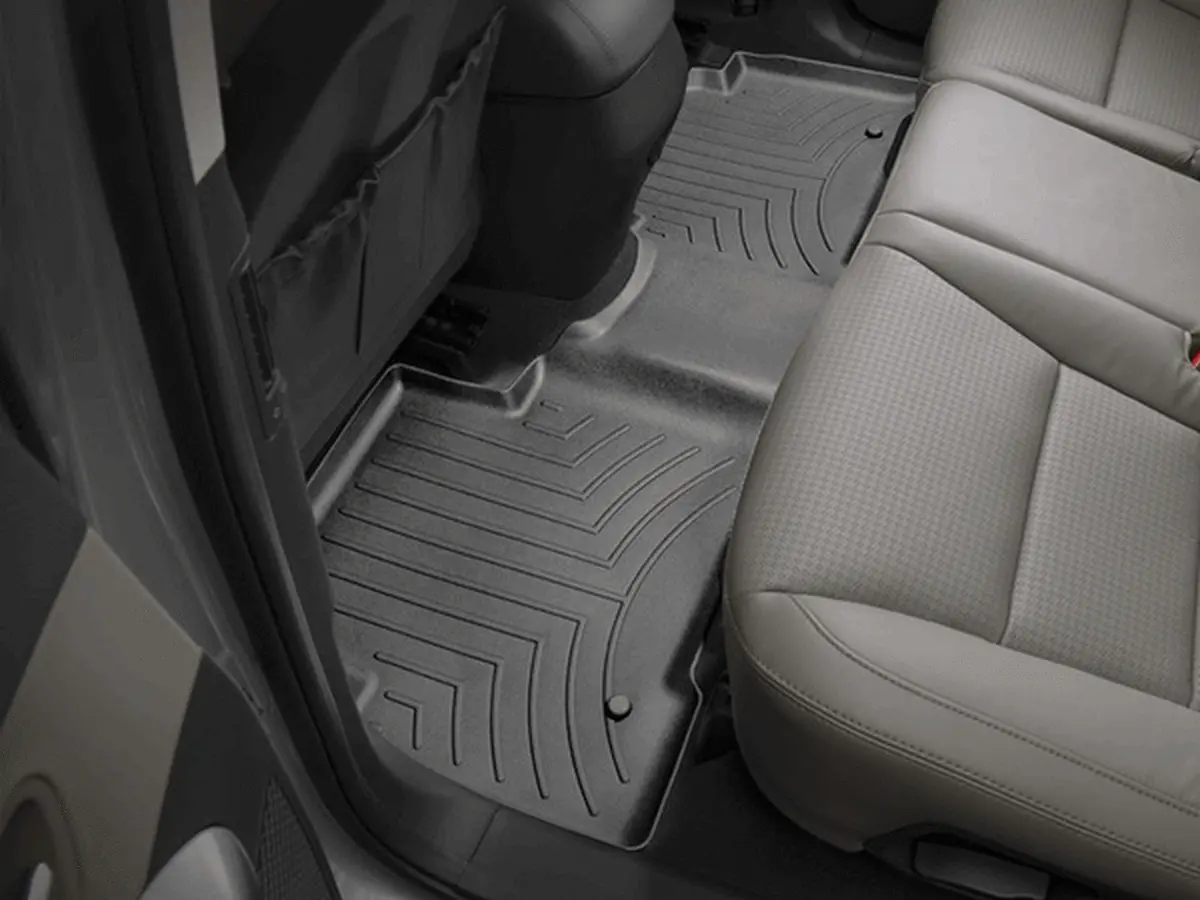 Weathertech Rear Floorliners Pair Black (15+ Ford Mustang) 1