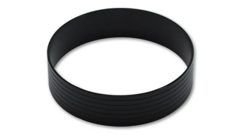 Vibrant Hd Aluminum Union Sleeve For 2In Od Tubing - Hard Anodized Black 1