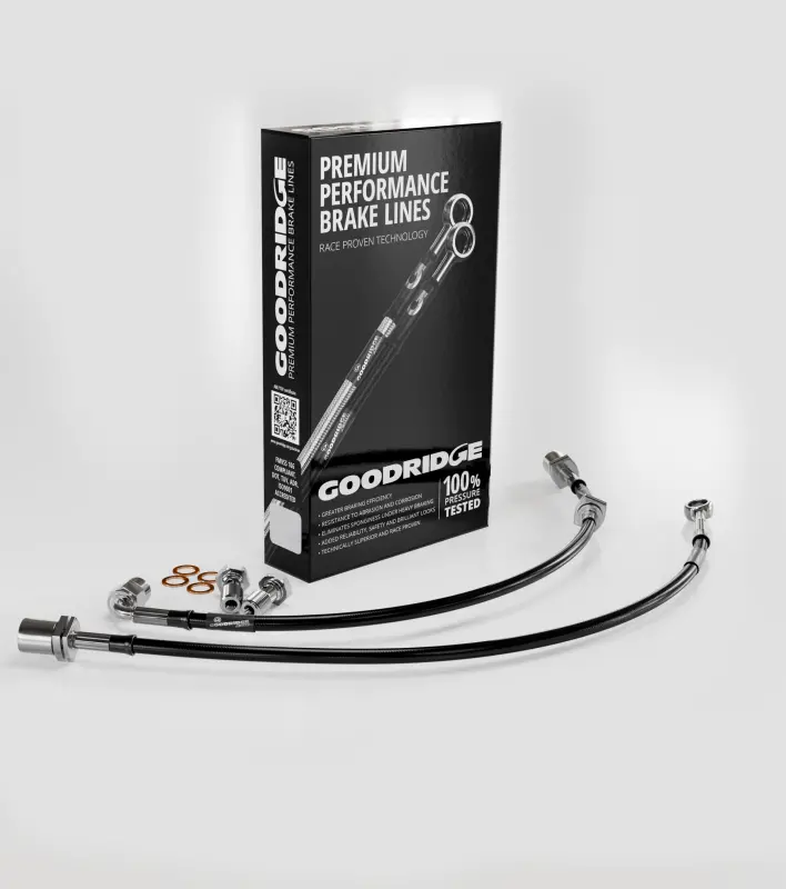 Goodridge 99-03 Ford Mustang Stainless Steel Front Brake Lines 1