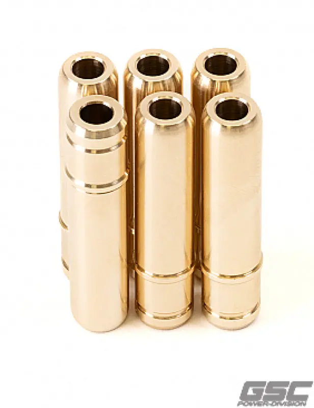 Gsc P-D Toyota G16e Std Manganese Bronze Exhaust Valve Guide Stopper Style - Set Of 6 1