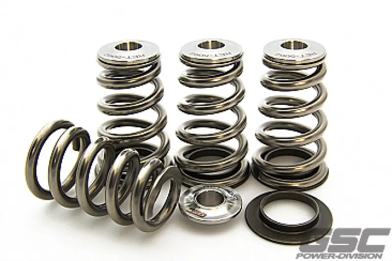 Gsc P-D Mitsubishi 4G63t High Pressure Conical Valve Spring And Ti Retainer Kit 1