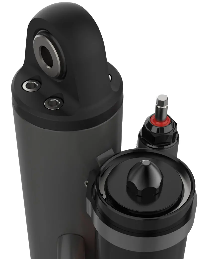Fox 3.5 Factory Race 3/4In Shaft 5-Tube External Bypass 18In Piggyback Shock - Left 1