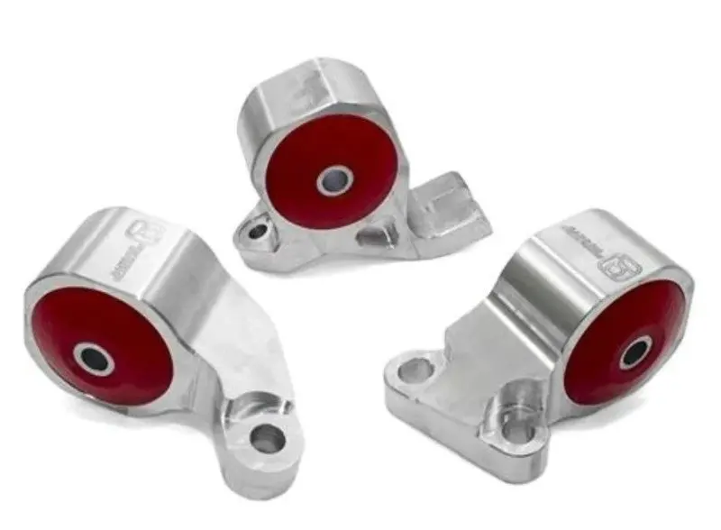 Innovative 88-91 Civic D-Series Silver Aluminum Mounts 60A Bushings (Cable) 1