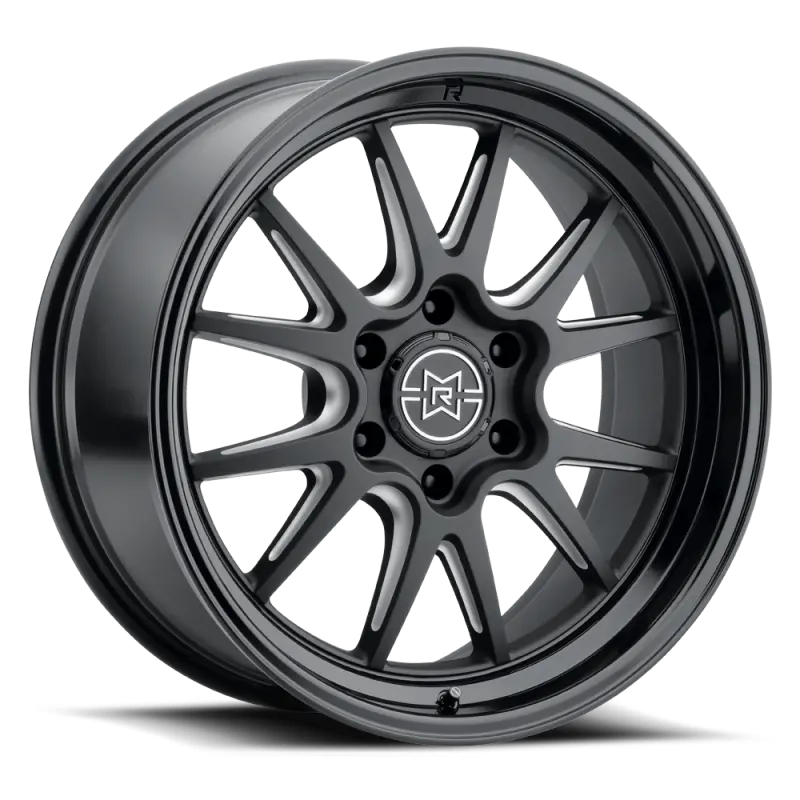 Method Raised Mr802 20X9 / 8X170 Bp / -12Mm Offset / 125Mm Bore - Double Black Milled Wheel 1