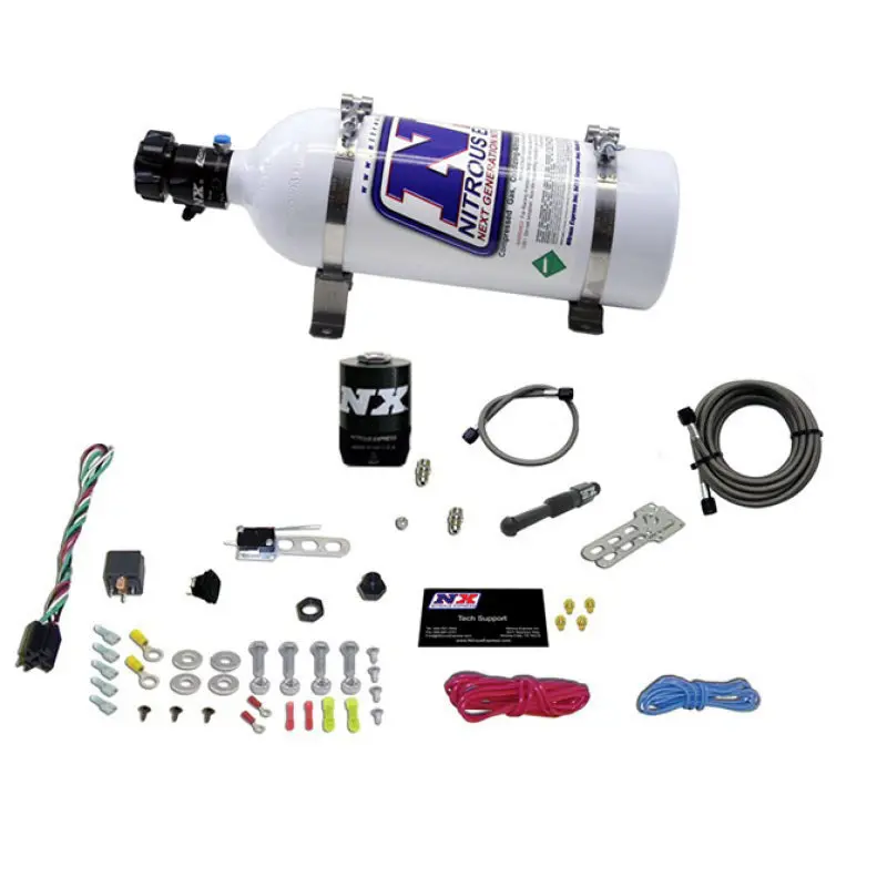 Nitrous Express Dry Efi Single Nozzle Nitrous Kit (35-150Hp) W/5Lb Bottle 2