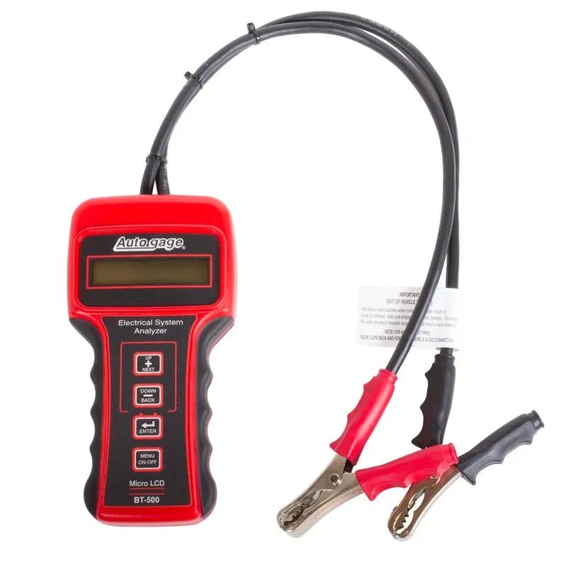 Autometer Battery Tester 6/12/24V Autogage 1