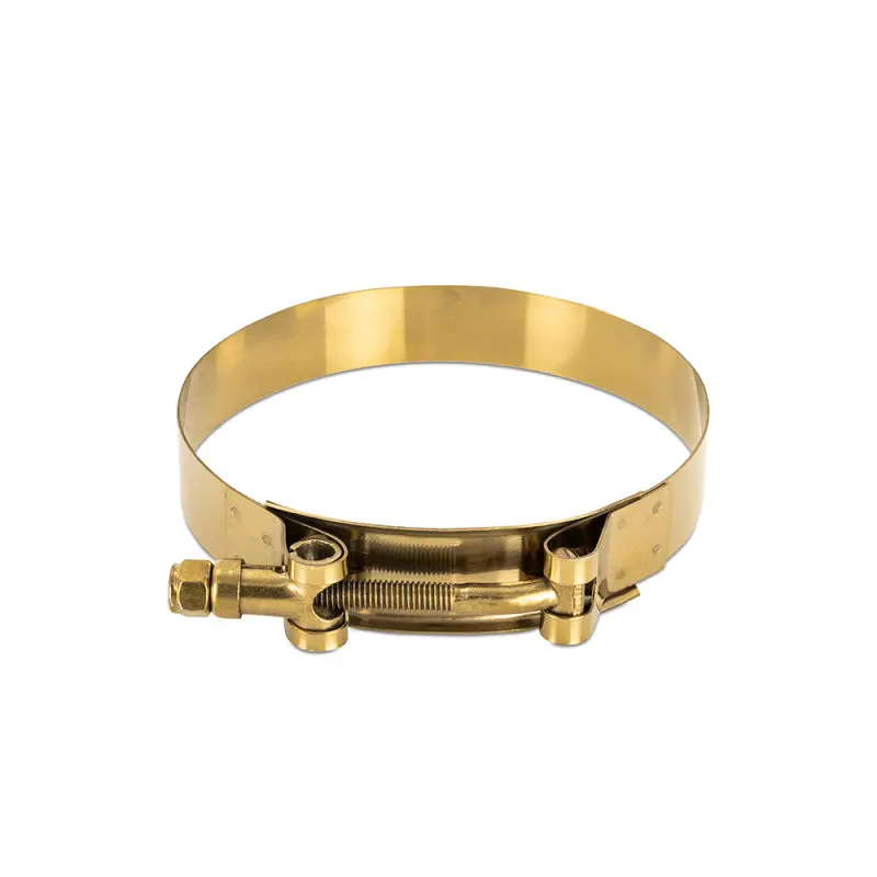 Mishimoto 2 Inch Stainless Steel T-Bolt Clamps - Gold 1