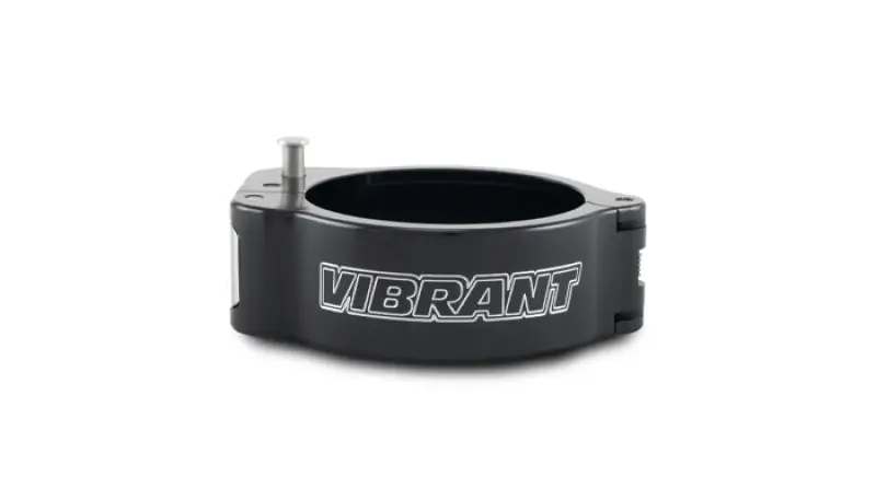 Vibrant 2In O.D. Aluminized Hd 2.0 Clamp - Anodized Black (Clamp Only) 1
