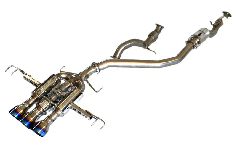 Invidia 22+ Honda Civic Type-R Fl5 R400 Single Layer Ti Tip Full Cat-Back (Non Polish Pipe) 1