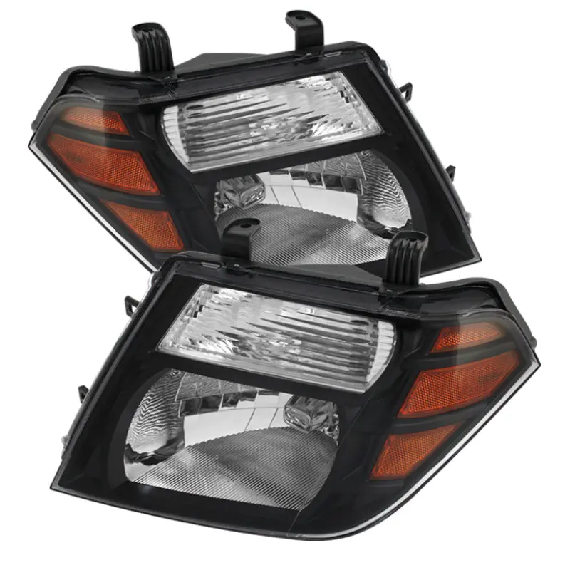 Xtune Nissan Pathfinder 08-11 Amber Crystal Headlights Black Hd-Jh-Np08-Am-Bk 1