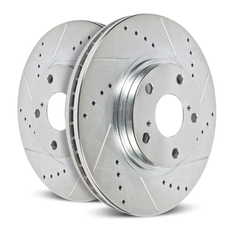 Power Stop 19-22 Ram 3500 Rear Left Drilled & Slotted Rotor 1