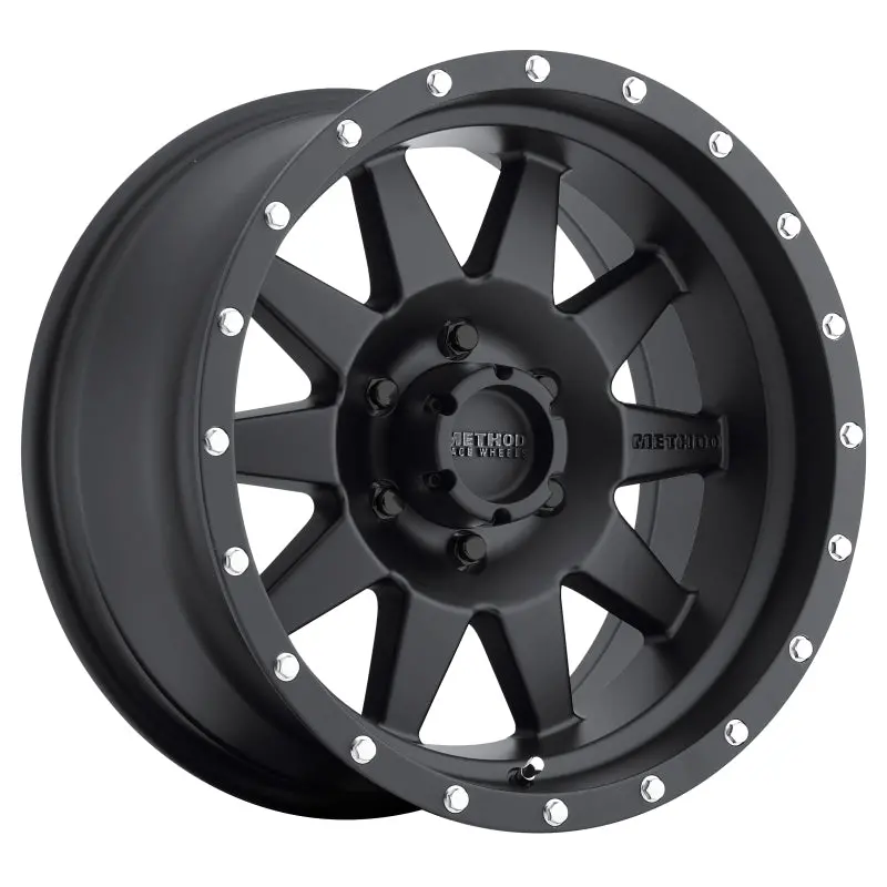 Method Mr301 The Standard 17X8.5 +25Mm Offset 6X4.5 83Mm Cb Matte Black Wheel 1